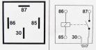 Relay 4-pin 12v 40A Open,  Fused